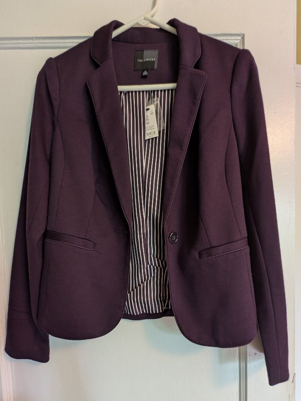 Express XS Eggplant/Purple Blazer NWT